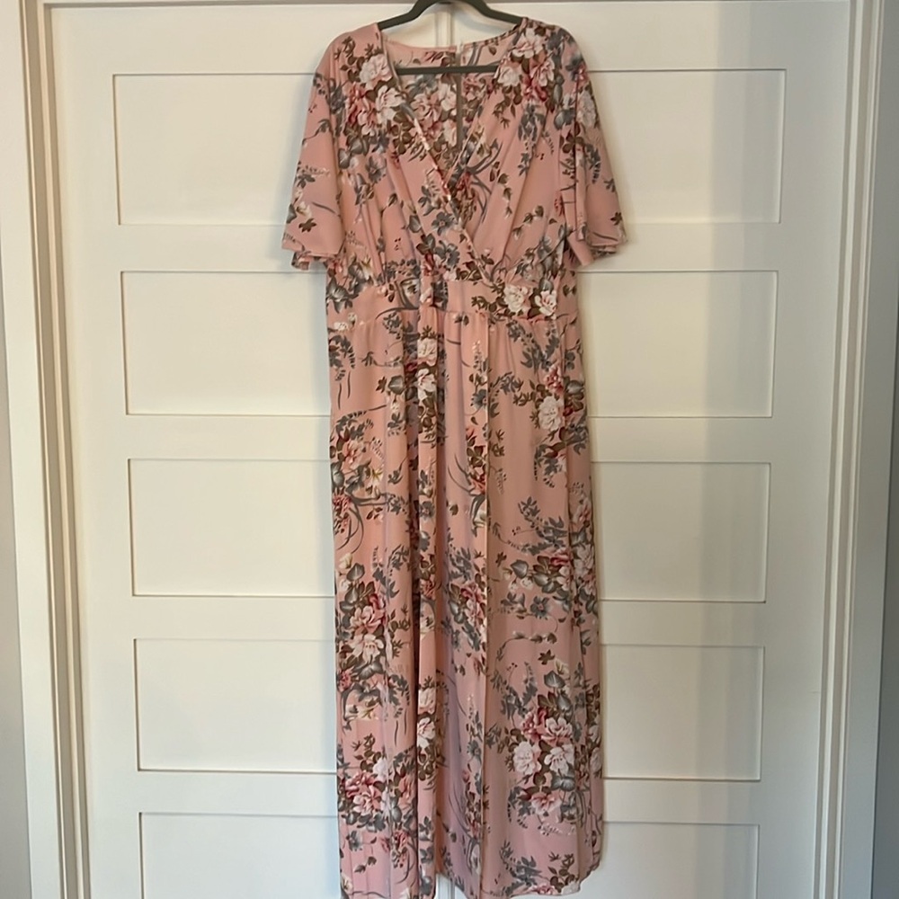Floral Print Maxi Dress